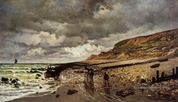 La Pointe de la Heve à marée basse Claude Monet Peinture à l'huile